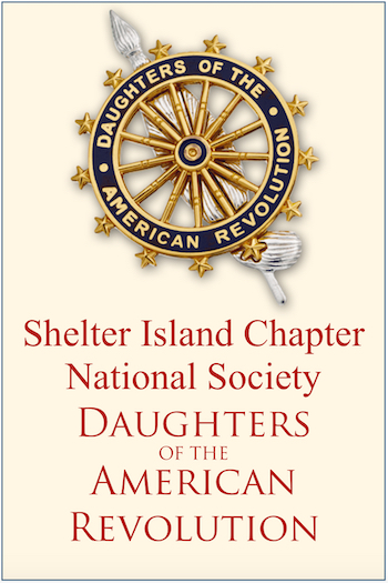 Shelter Island DAR vertical business card.