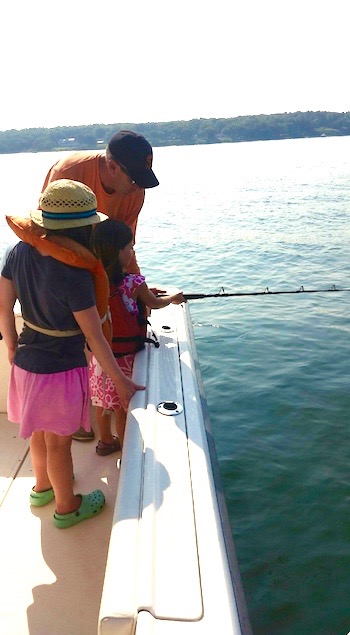 Teaching kids to bottom fish