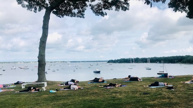 Shelter Island Pilates outdoor Class