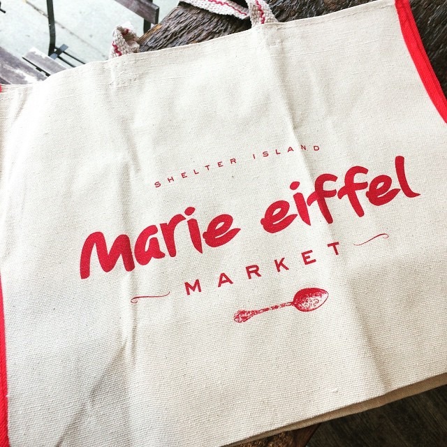 Marie Eiffel Market Tote Bag