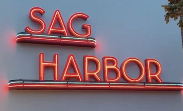 Sag Harbor Cinema sign
